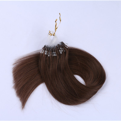 Micro ring loop hair Unprocessed  Full Cuticle Brazilian Micro Ring Links Loop Hair Extensions Human Hair Extension from China HN228